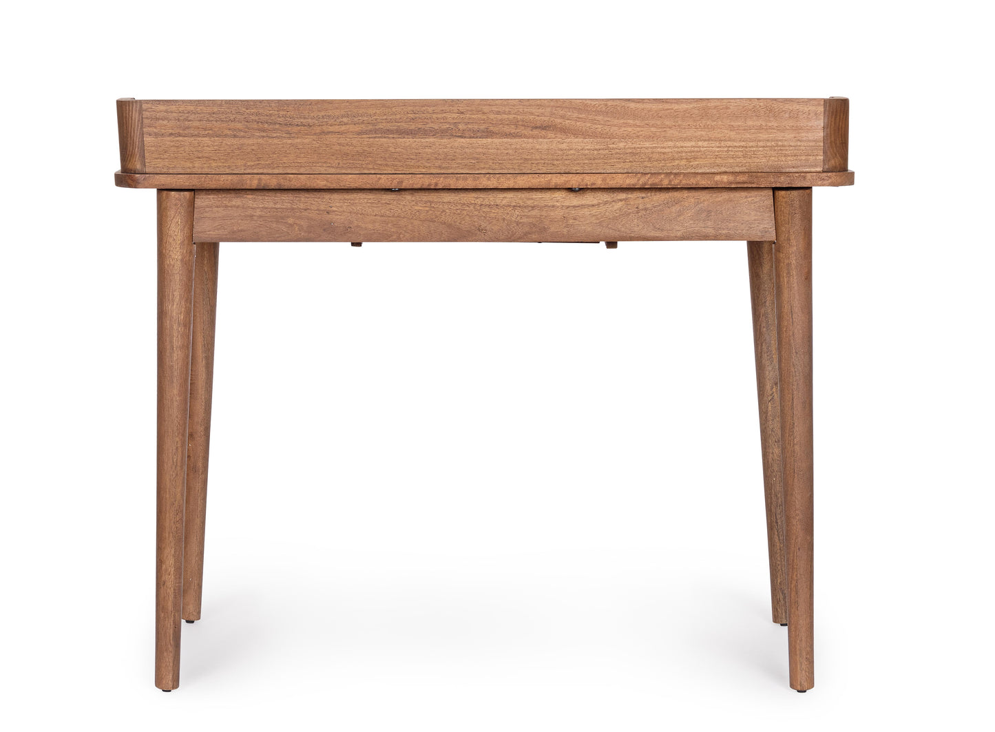 Scrivania 1 cassetto in legno massiccio dark design vintage