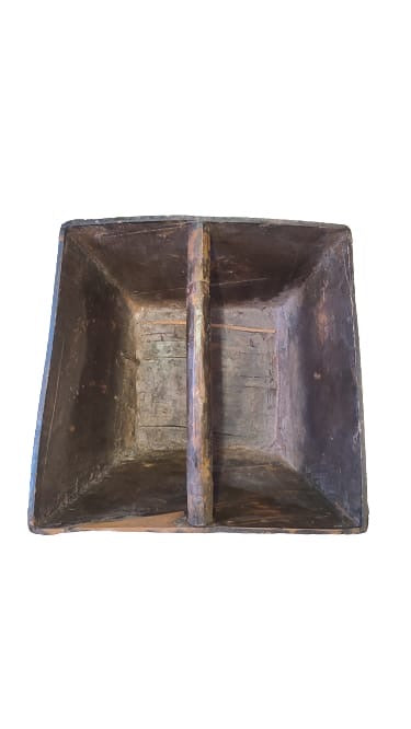 Antico misura riso cinese in legno grande