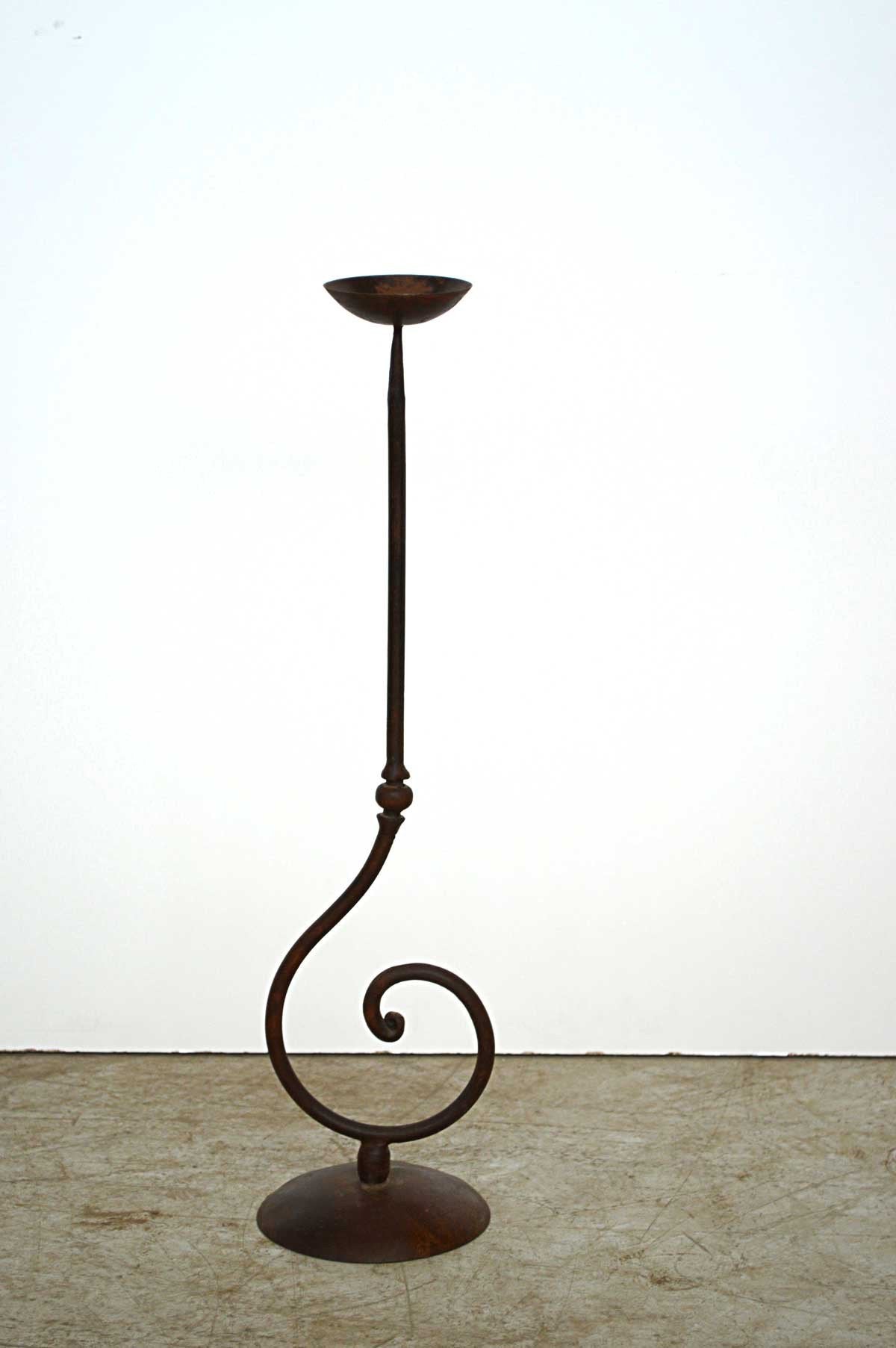 Candelabro in Ferro Forgiato Ricciolo - BH.FRR.05.113.S