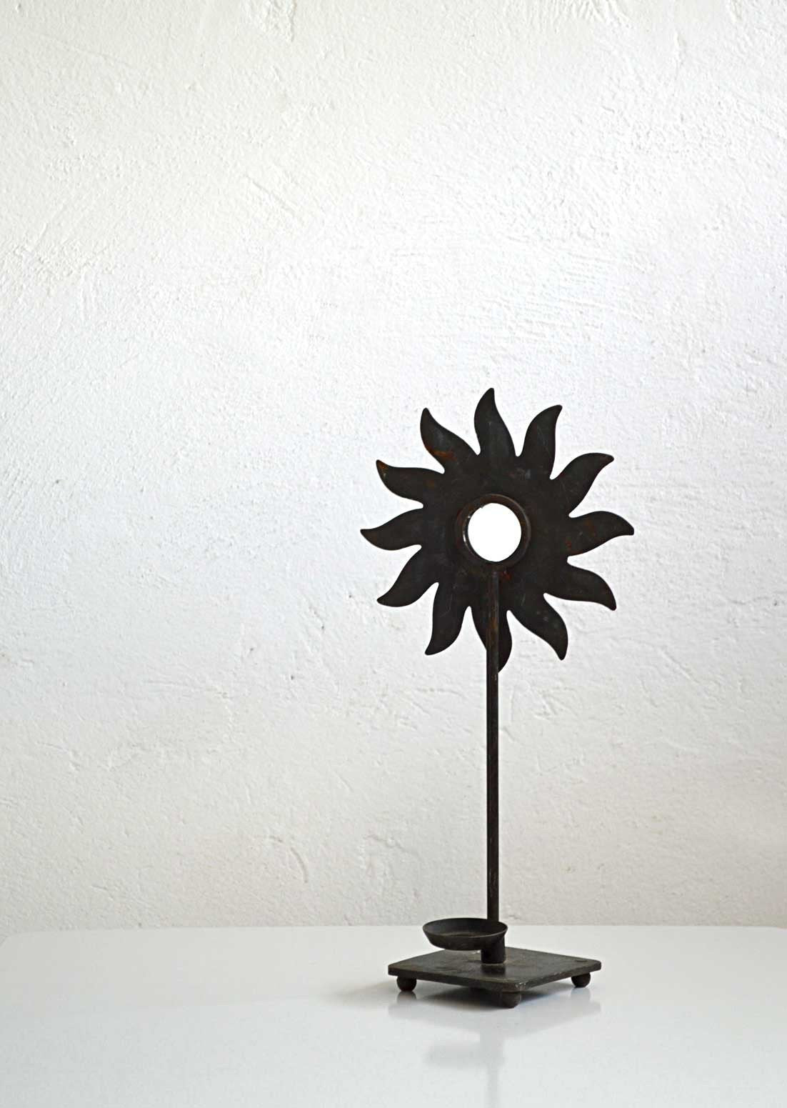 candelabro in ferro battuto