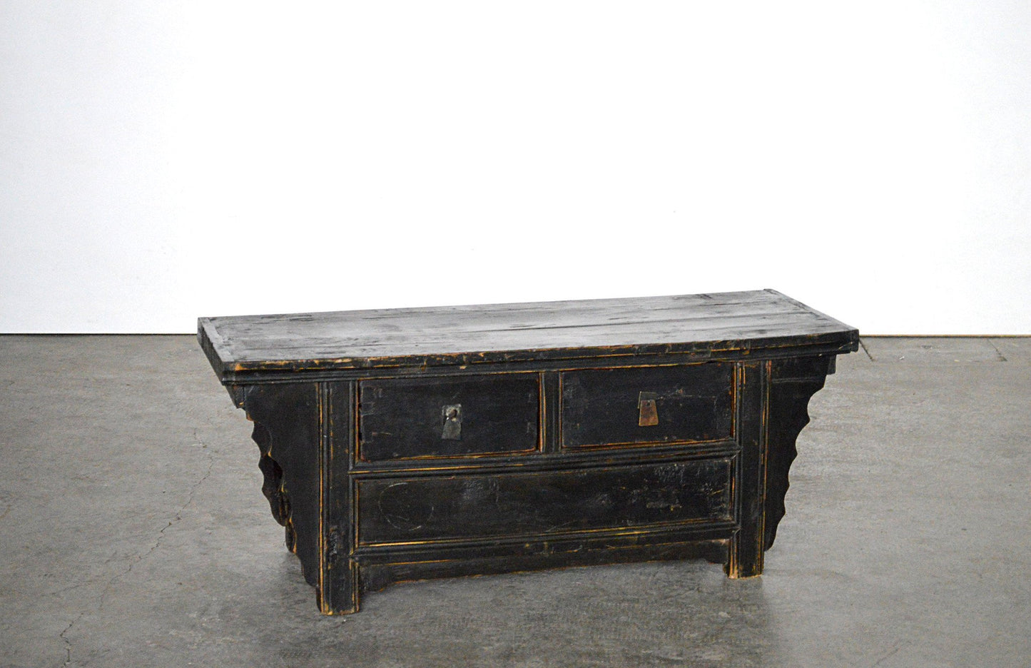 Credenza Gansu in Legno di Olmo Cina - 2 cassetti - lapagoda.net