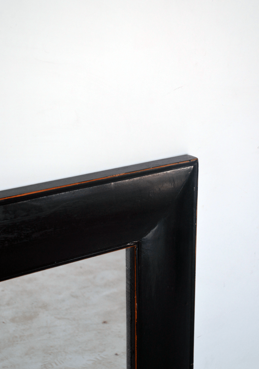 Specchio grande con cornice in legno Laccato Nero -AR.188- - lapagoda.net
