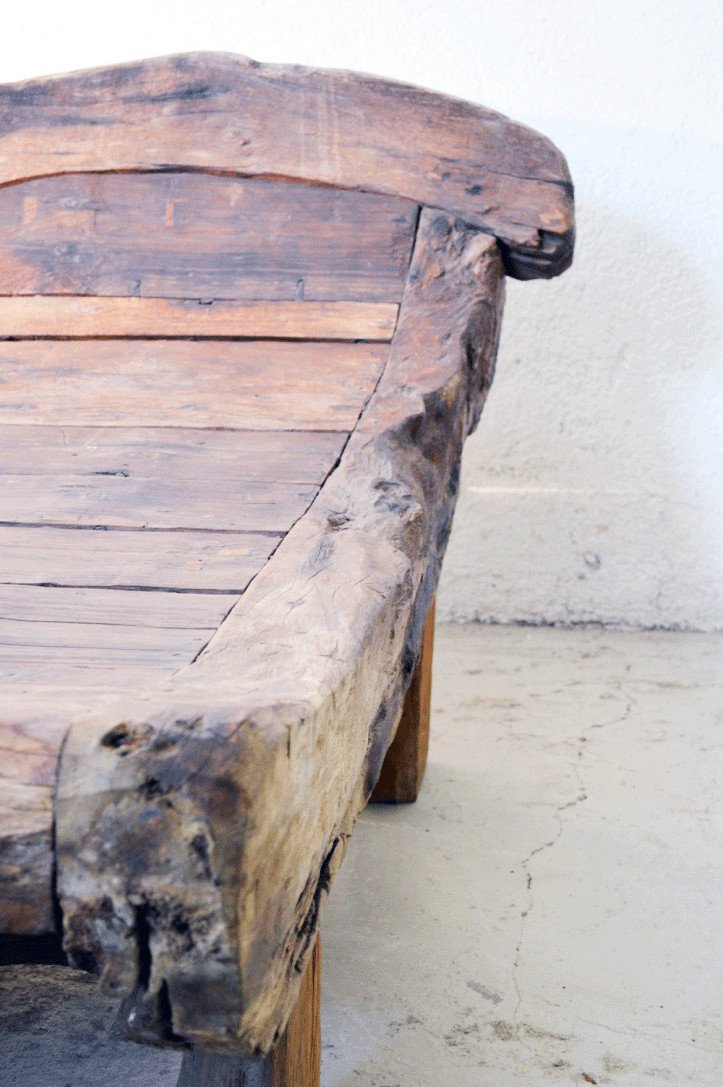 Poltrona chaise longue sofa in legno massello di Teak isole Sulawesi Tribù Toraja sulawesi 1 - lapagoda.net