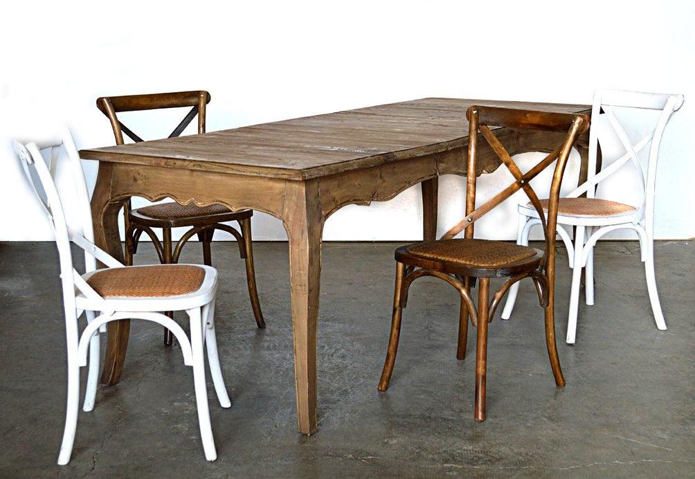 Sedia in Legno di Rovere con Seduta in Paglia -EA.BR-532N - lapagoda.net