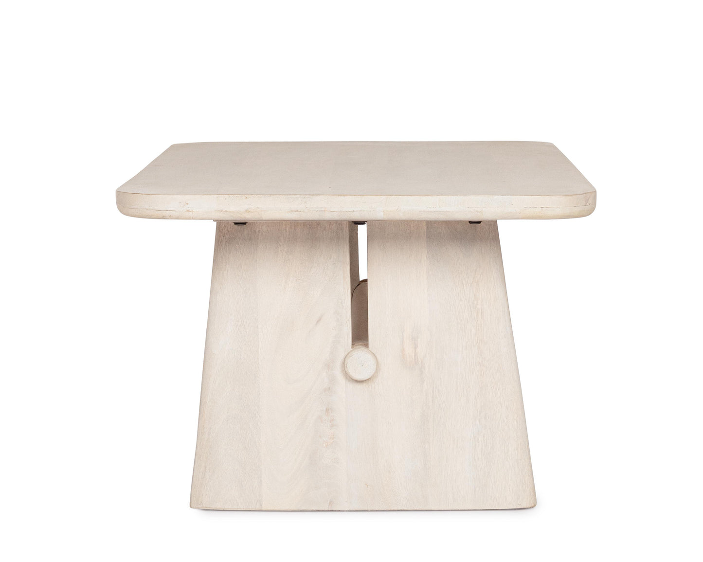 Tavolino design contemporaneo in legno massiccio