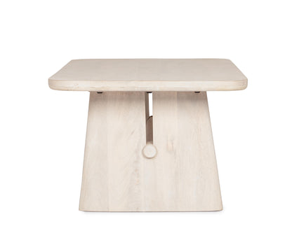 Tavolino design contemporaneo in legno massiccio