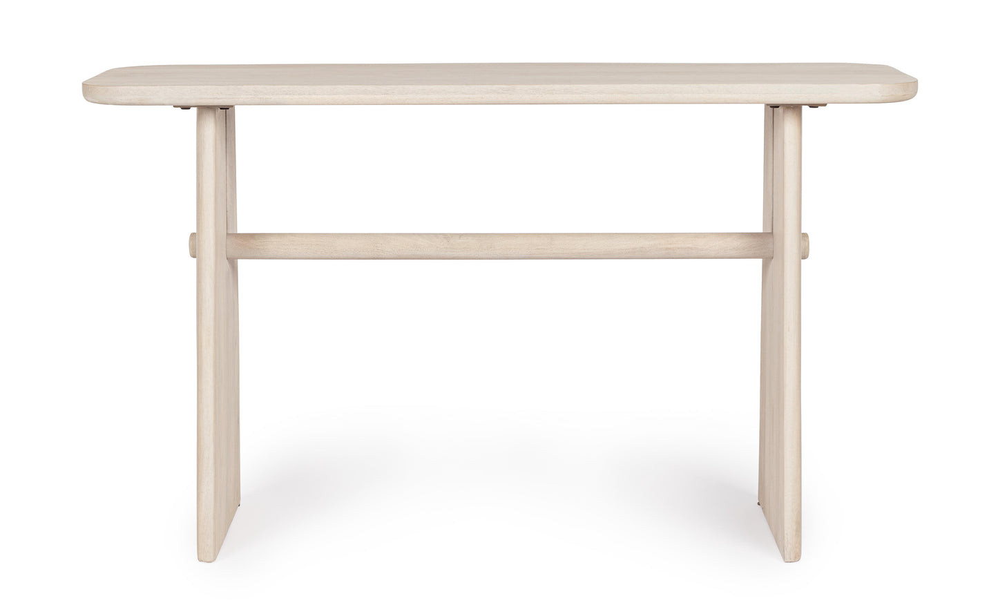 Mobile consolle di design contemporaneo in legno massiccio