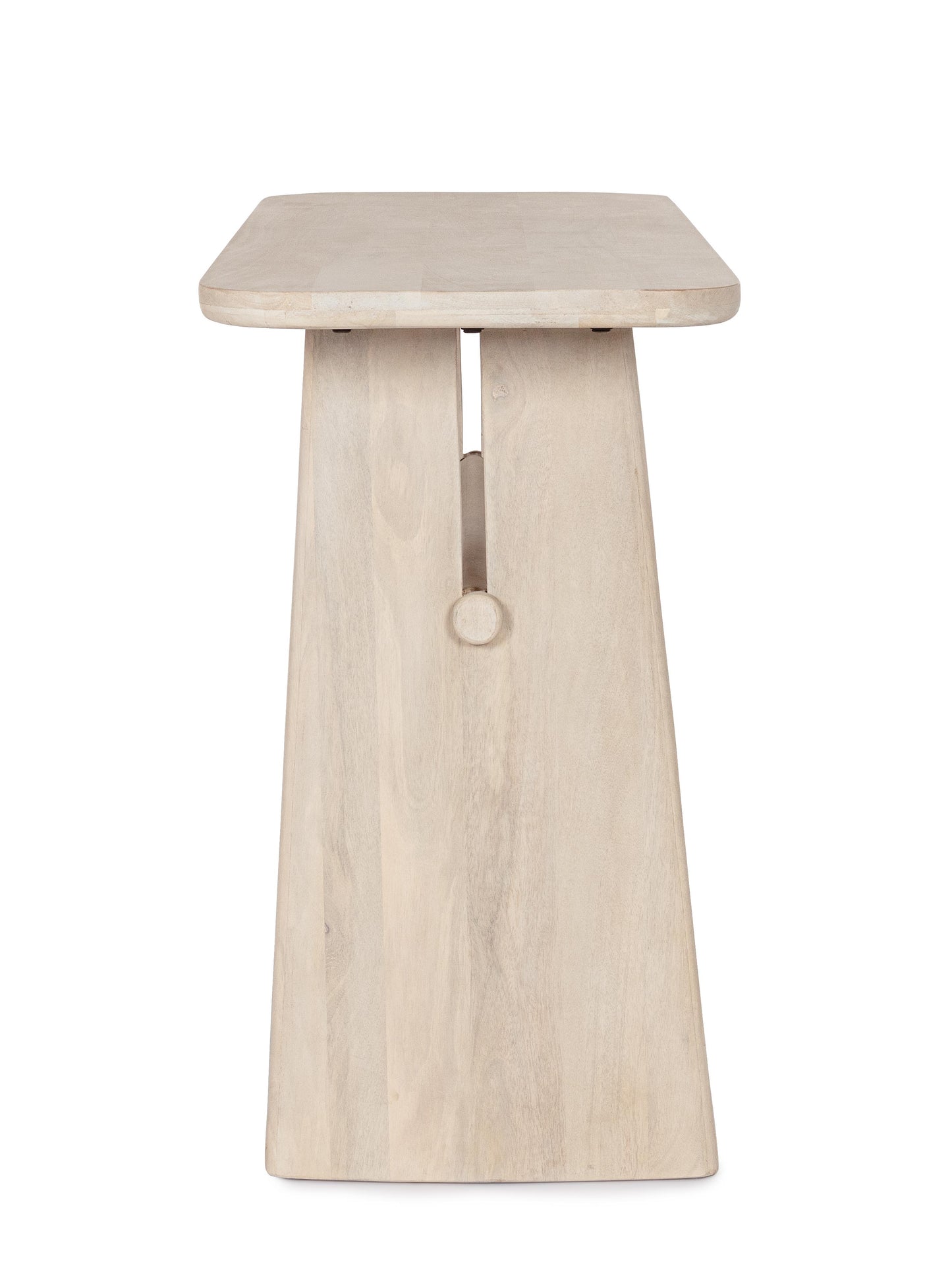 Mobile consolle di design contemporaneo in legno massiccio