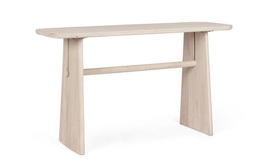 Mobile consolle di design contemporaneo in legno massiccio