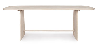 Tavolo design contemporaneo in legno massiccio