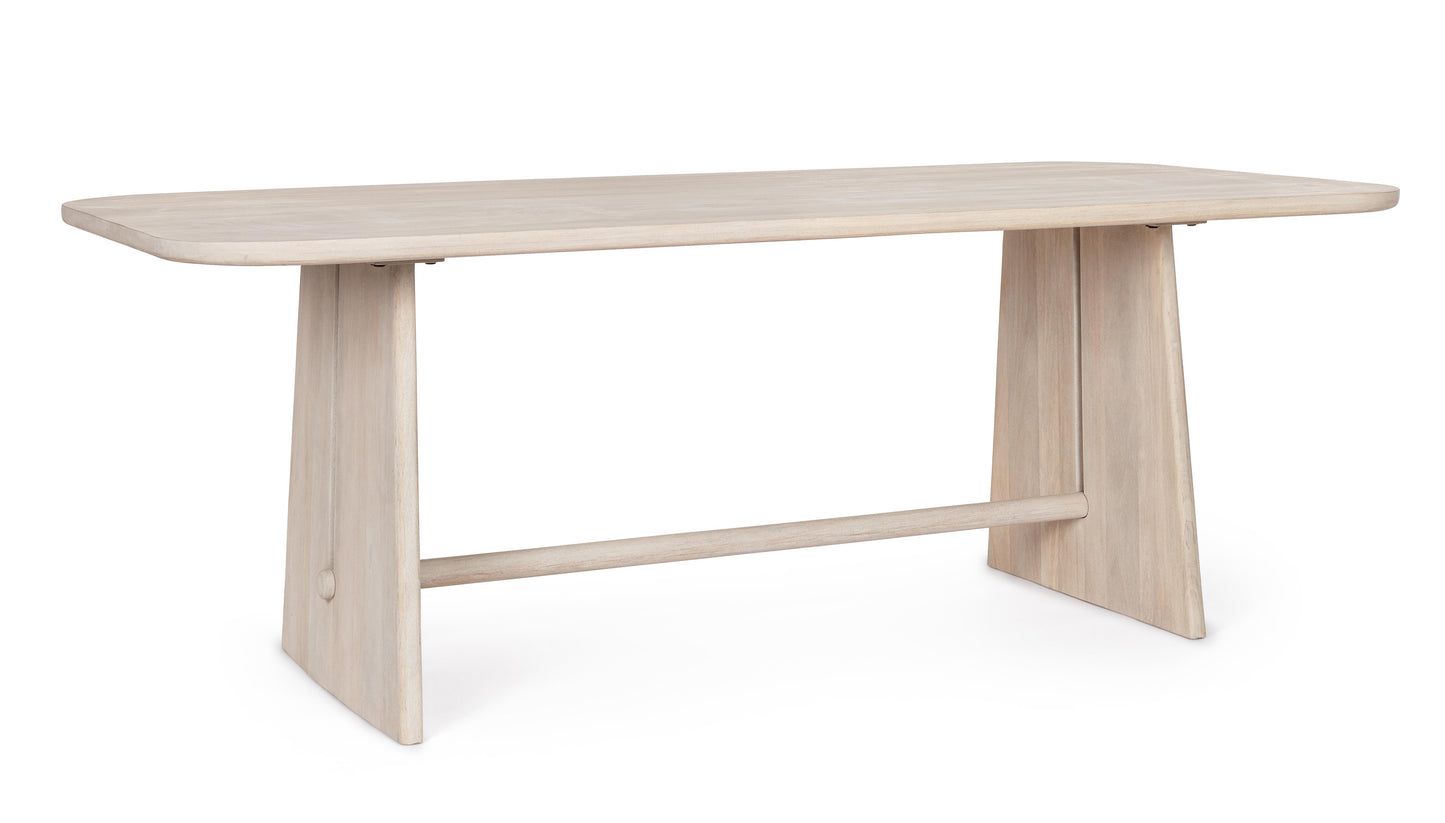 Tavolo design contemporaneo in legno massiccio