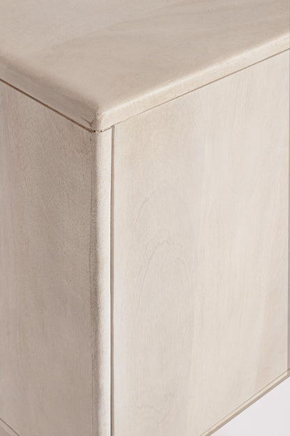 Credenza porta tv 2 ante 1 cassetto design contemporaneo in legno massiccio