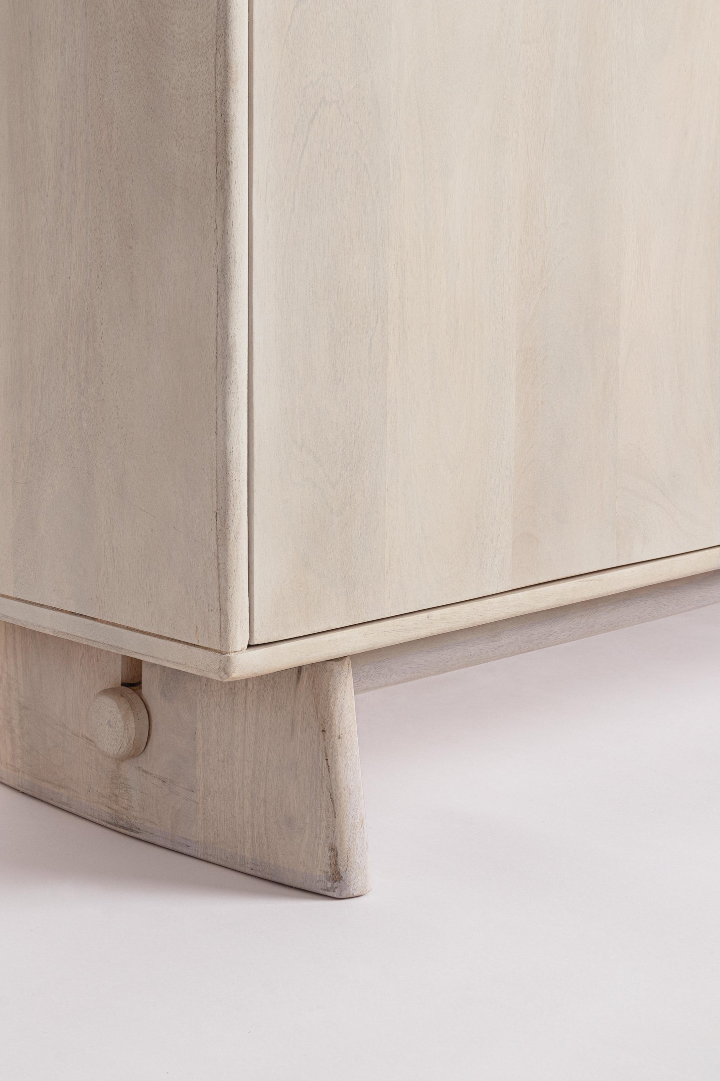 Credenza porta tv 2 ante 1 cassetto design contemporaneo in legno massiccio