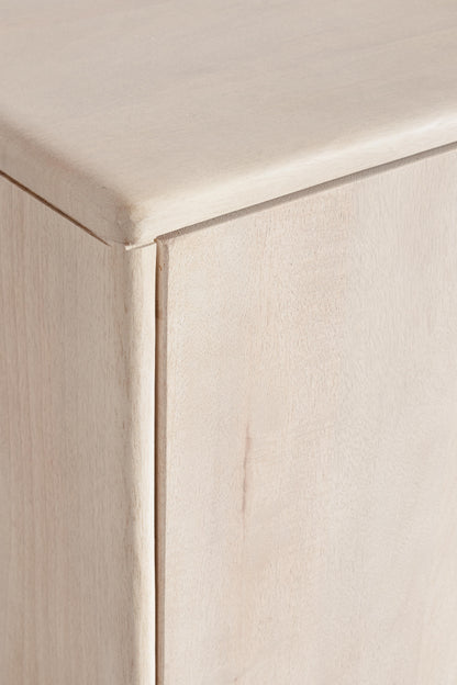 Credenza 4 ante design contemporaneo in legno massiccio