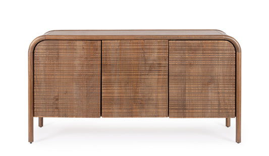 Credenza 3 ante in legno massiccio dark design vintage