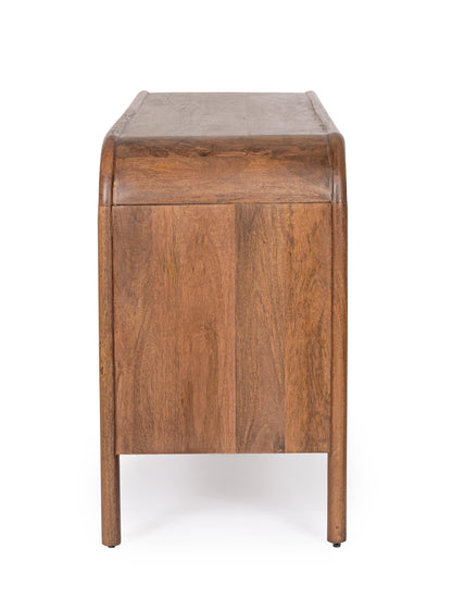 Credenza 3 ante in legno massiccio dark design vintage