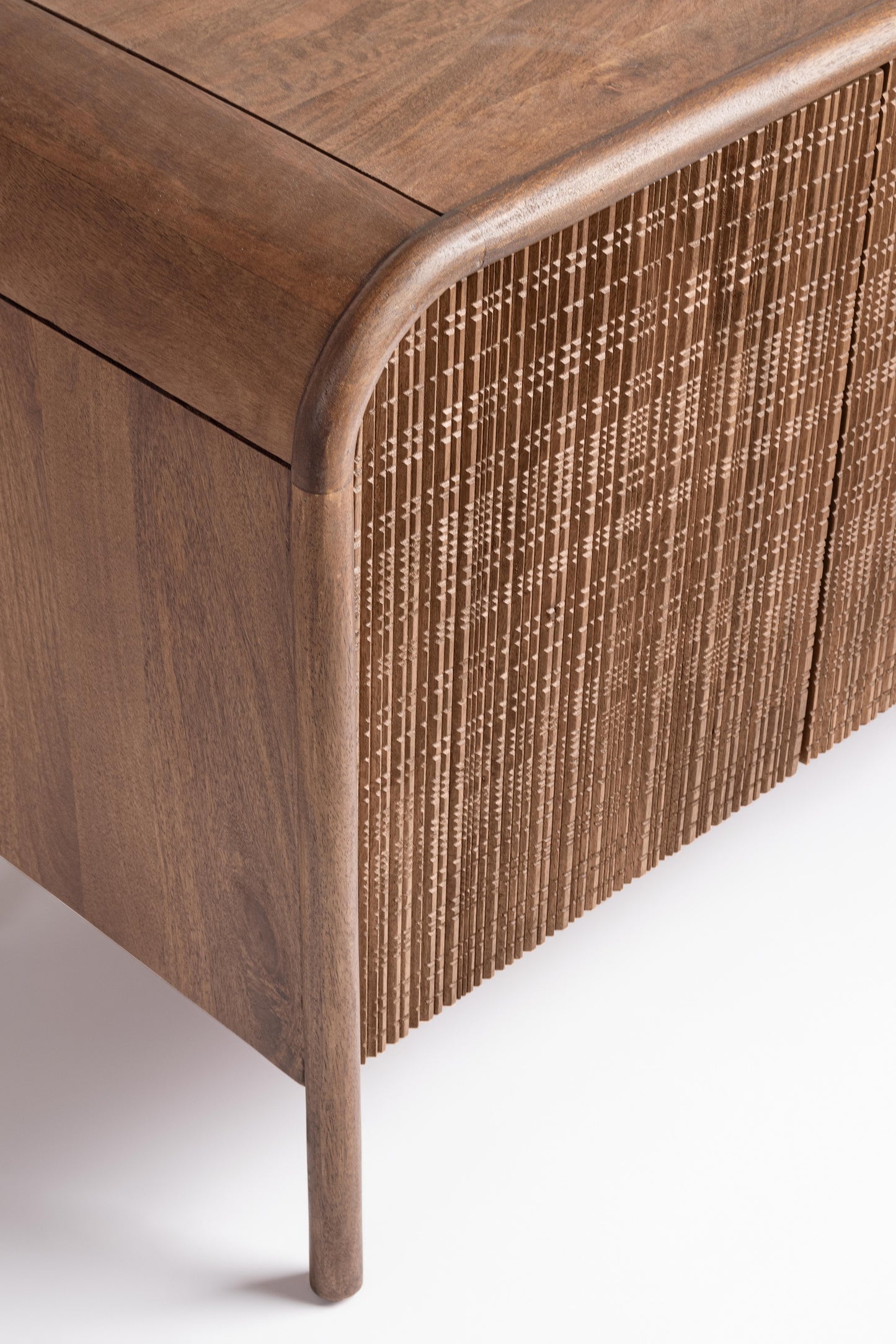 Credenza 4 ante in legno massiccio dark design vintage