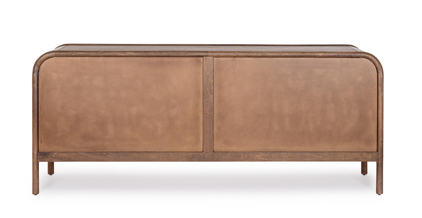 Credenza 4 ante in legno massiccio dark design vintage