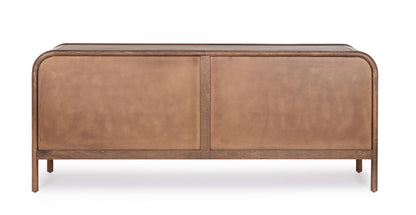 Credenza 4 ante in legno massiccio dark design vintage