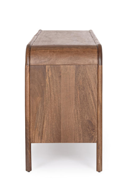 Credenza 4 ante in legno massiccio dark design vintage