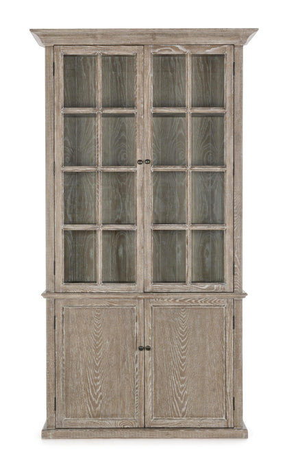 Vetrina classica provenzale 4 ante in legno massiccio di frassino - lapagoda.net