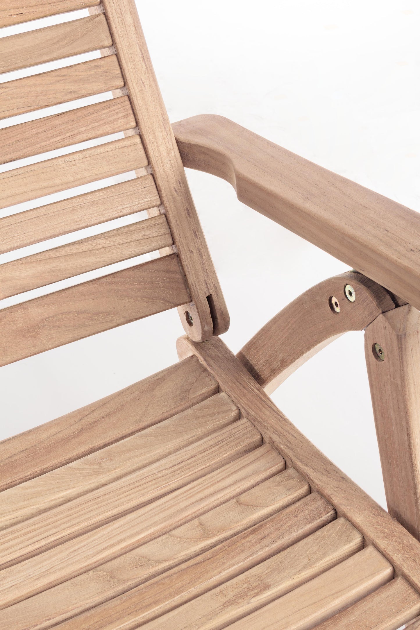 Poltrona reclinabile in Teak da esterno