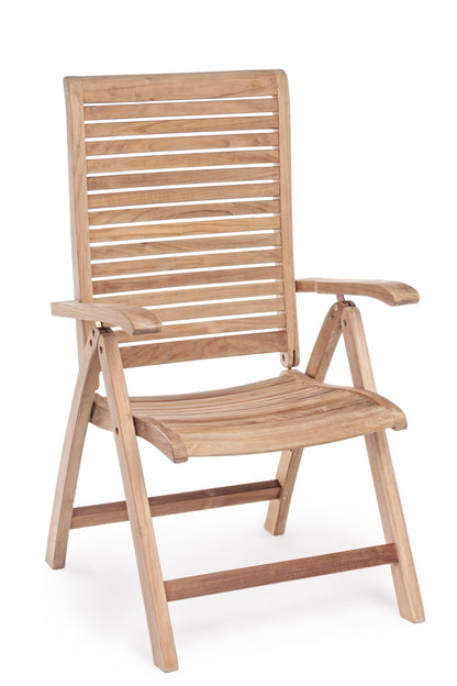 Poltrona reclinabile in Teak da esterno