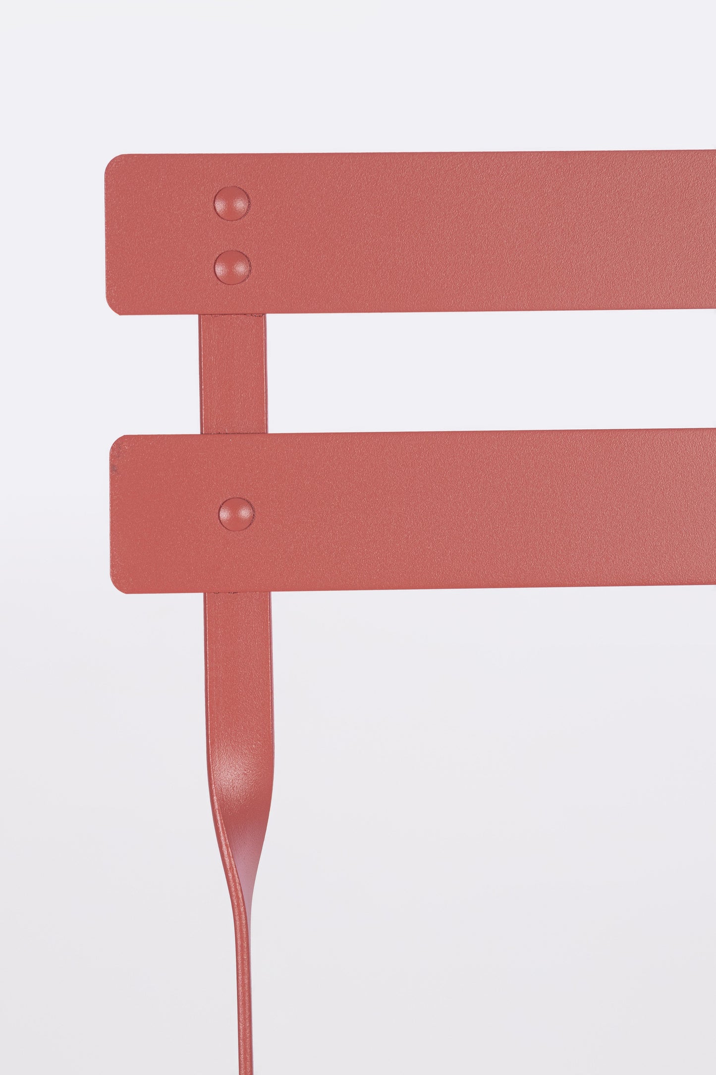 Set tavolino e 2 sedie pieghevoli da esterno in acciaio verniciato 4 colori