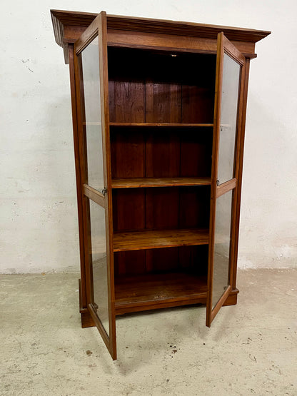 Vetrina coloniale in legno massiccio di teak