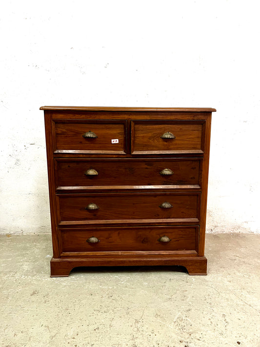 Cassettone coloniale teak