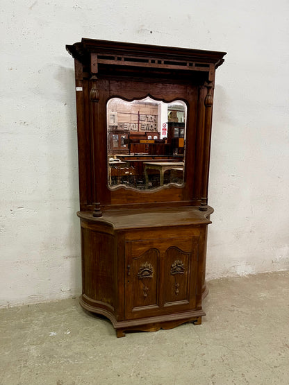 Mobile Specchiera coloniale liberty legno di teak