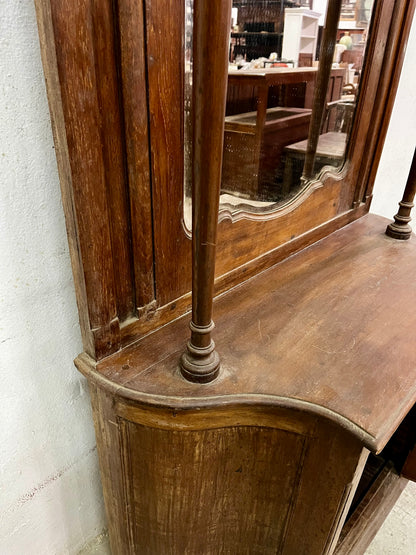 Mobile Specchiera coloniale liberty legno di teak