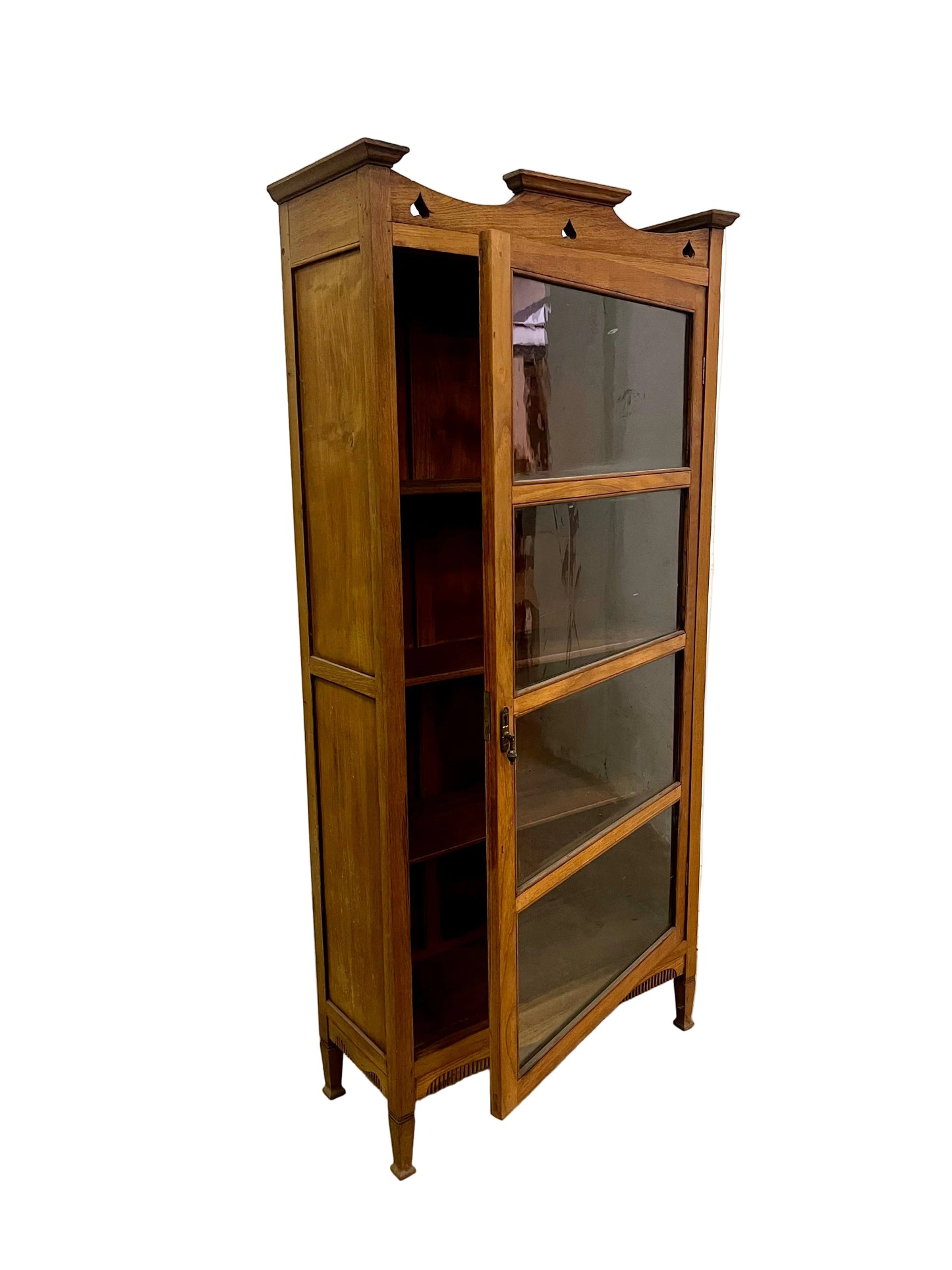 Vetrinetta coloniale in teak