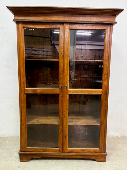 Vetrina coloniale in legno massiccio di teak