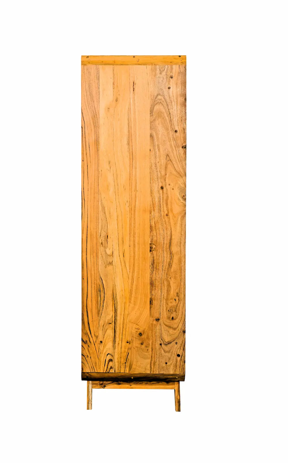 Armadio stile vintage nordico in legno massiccio 2 ante 2 cassetti