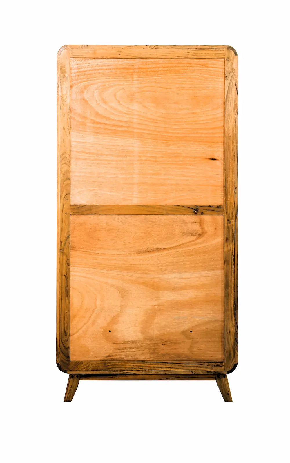 Armadio stile vintage nordico in legno massiccio 2 ante 2 cassetti