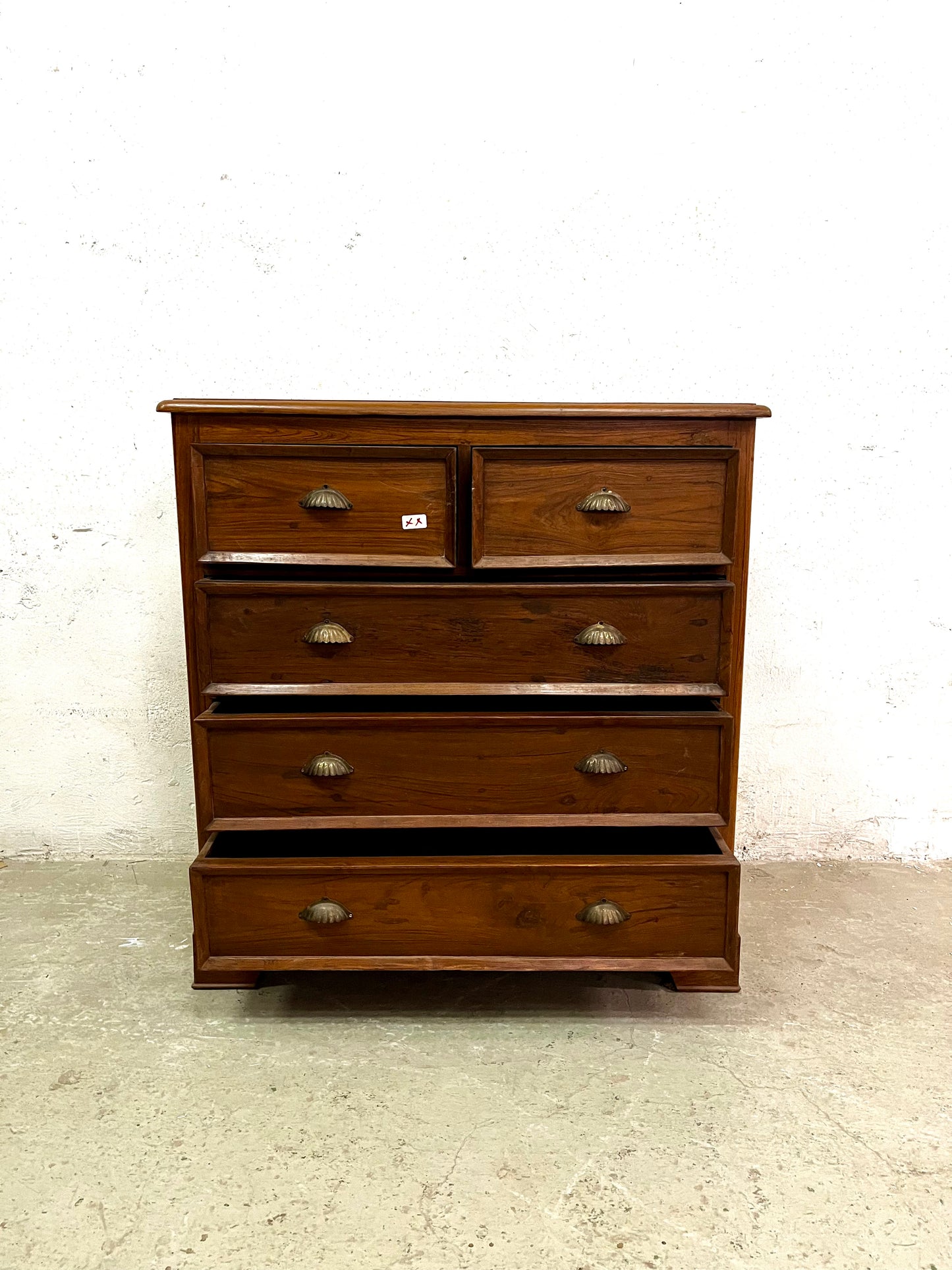 Cassettone coloniale teak