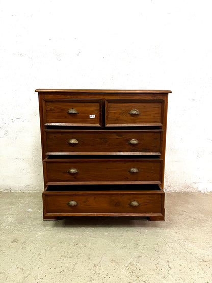 Cassettone coloniale teak