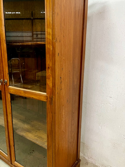 Vetrina coloniale in legno massiccio di teak