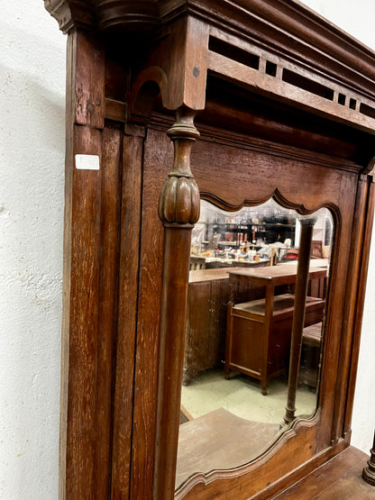 Mobile Specchiera coloniale liberty legno di teak