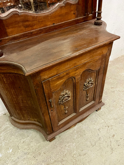 Mobile Specchiera coloniale liberty legno di teak