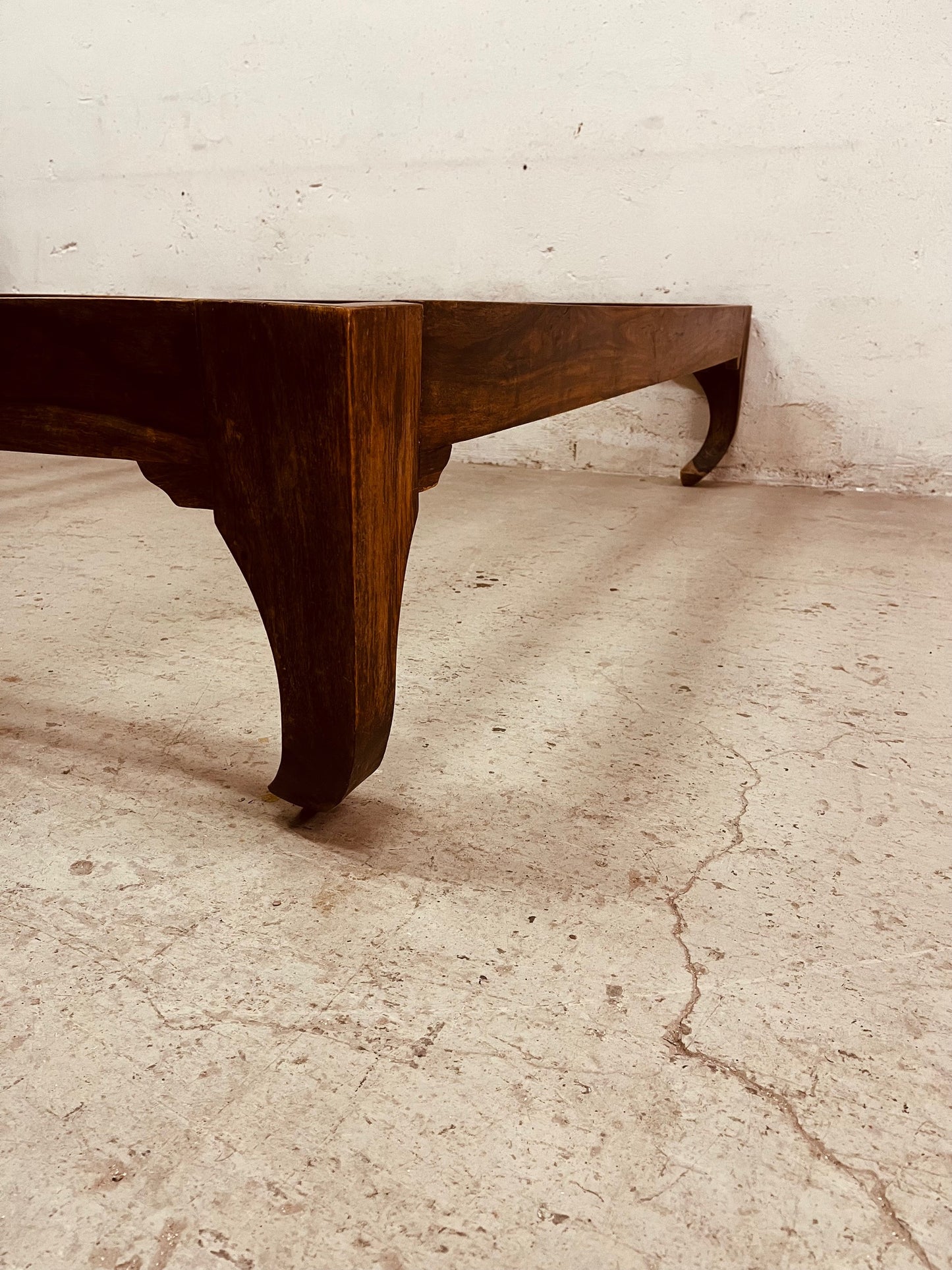 letto etnico indiano stile oppio in legno massiccio