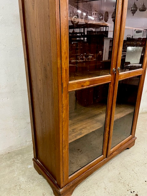 Vetrina coloniale in legno massiccio di teak