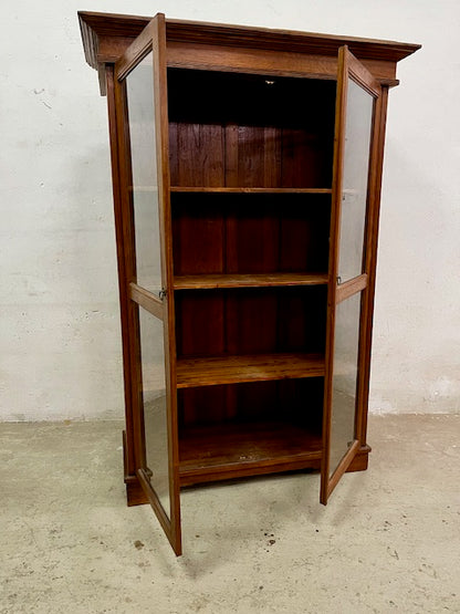 Vetrina coloniale in legno massiccio di teak