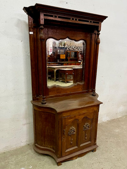 Mobile Specchiera coloniale liberty legno di teak