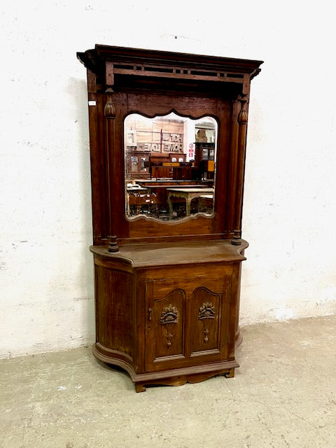Mobile Specchiera coloniale liberty legno di teak