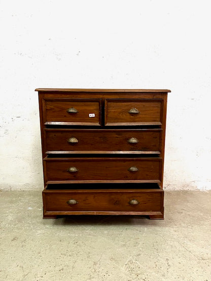 Cassettone coloniale teak