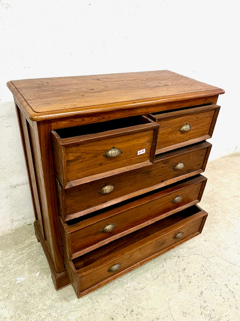 Cassettone coloniale teak