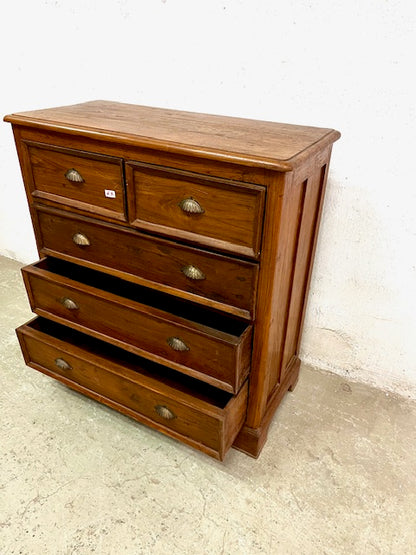 Cassettone coloniale teak