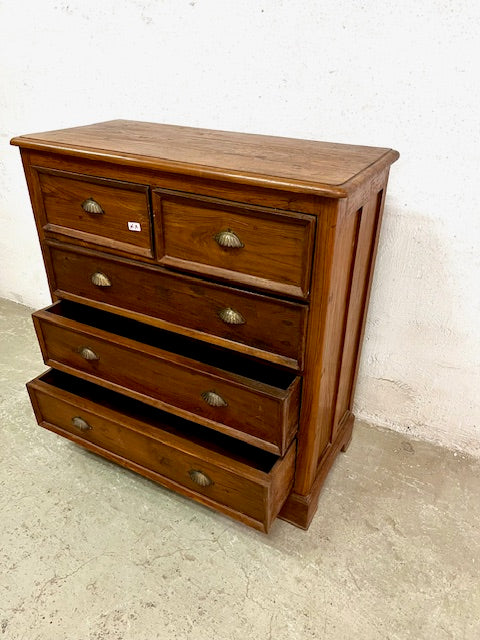 Cassettone coloniale teak